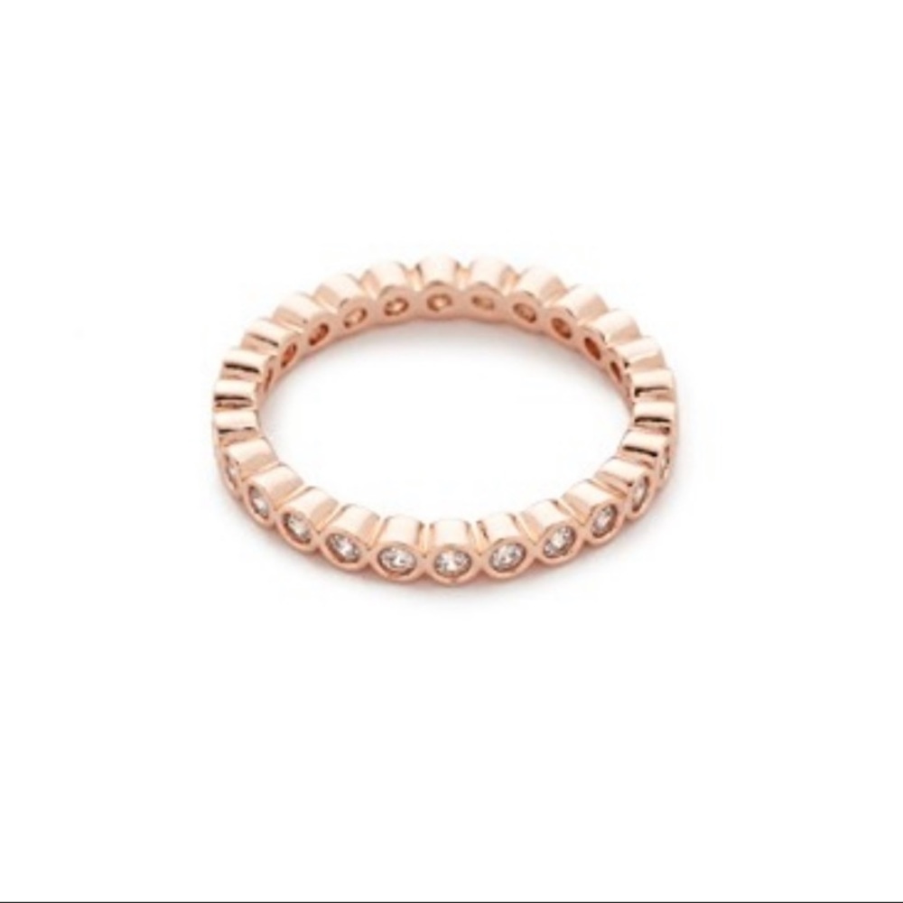 Gorjana Candice Shimmer Ring (Rose Gold)